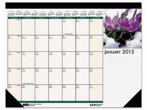 House of Doolittle Earthscapes 100% Recycled Floral Monthly Desk Pad Calendar - HOD159 House of Doolittle Earthscapes 100% Recycled Floral Monthly Desk Pad Calendar - HOD159