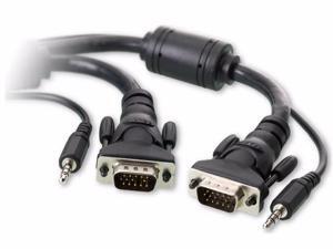 VGA/UXGA MNTR CABLE W/AUDIO HD15M/M; - F3X1982-50 VGA/UXGA MNTR CABLE W/AUDIO HD15M/M; - F3X1982-50