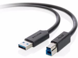 Belkin SuperSpeed USB 3.0 A to B10in - F3U159B10 Belkin SuperSpeed USB 3.0 A to B10in - F3U159B10