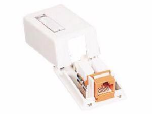 KEYSTONE JACK SURFACE MNTBOX 1PORT IVORY - 3830 KEYSTONE JACK SURFACE MNTBOX 1PORT IVORY - 3830