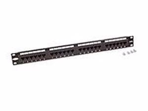 CAT5e 24 Ports Patch Pannel Black - C-PP5-24-F-BK CAT5e 24 Ports Patch Pannel Black - C-PP5-24-F-BK