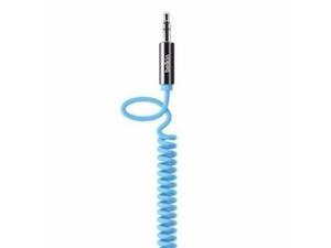 6' Coiled Straight Black Audio - AV10126TT06-BLK 6' Coiled Straight Black Audio - AV10126TT06-BLK