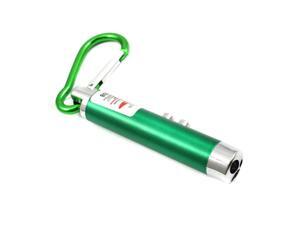 Demarkt® 3 IN 1 Laser Pointer LED / UV Flashlight Torch Keychain-Green Demarkt® 3 IN 1 Laser Pointer LED / UV Flashlight Torch Keychain-Green