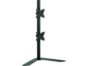 Dual LCD Monitor Desk Stand Free Standing Vertical 2 Screens up to 27" Black STAND-V002H Dual LCD Monitor Desk Stand Free Standing Vertical 2 Screens up to 27" Black STAND-V002H