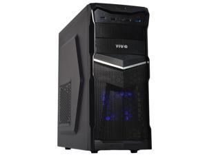 VIVO ATX Mid Tower Computer Gaming PC Case Black / 3 Fan Mounts, Dual USB 3.0 CASE-V02 VIVO ATX Mid Tower Computer Gaming PC Case Black / 3 Fan Mounts, Dual USB 3.0 CASE-V02