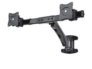 Dual LCD Monitor Wall Mount Stand Black Deluxe Gas Spring 2 Screens up to 24" Dual LCD Monitor Wall Mount Stand Black Deluxe Gas Spring 2 Screens up to 24"
