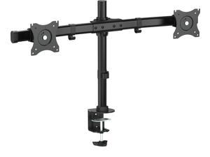 VIVO Dual Monitor Curved Horizontal Array Desk Mount Stand fits Screens up to 27” STAND-V002E VIVO Dual Monitor Curved Horizontal Array Desk Mount Stand fits Screens up to 27” STAND-V002E
