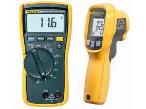 Fluke 116/62 Max+ 116 HVAC Multimeter and 62 MAX+ Infrared Thermometer Fluke 116/62 Max+ 116 HVAC Multimeter and 62 MAX+ Infrared Thermometer