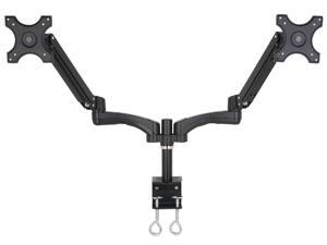 Mount-It! MI-762 Full-Motion, Height Adjustable, Articulating, Gas-Spring Dual Monitor Arm, Monitor Stand - Up to 24" Monitors Mount-It! MI-762 Full-Motion, Height Adjustable, Articulating, Gas-Spring Dual Monitor Arm, Monitor Stand - Up to 24" Monitors