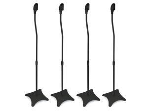 Mount-It! MI-1210 Universal High-Quality Floor-Standing, Height Adjustable, Home Theater 5.1 Channel Surround Sound System Satellite Speaker Stands Mounts, Rear and Front, One Pair, 10 lb Capacity, Mount-It! MI-1210 Universal High-Quality Floor-Standing, Height Adjustable, Home Theater 5.1 Channel Surround Sound System Satellite Speaker Stands Mounts, Rear and Front, One Pair, 10 lb Capacity,
