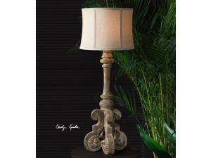 Uttermost Cavour Aged Concrete Buffet Lamp - 29968-1 Uttermost Cavour Aged Concrete Buffet Lamp - 29968-1