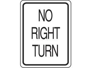 Eagle One No Right Turn Sign Eagle One No Right Turn Sign