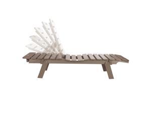 Eagle One Cafe Chaise Lounge With Wheels In Driftwood Eagle One Cafe Chaise Lounge With Wheels In Driftwood