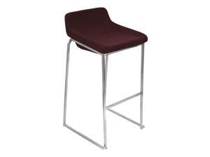 Lumisource Drop In Bar Stool In Burgundy Lumisource Drop In Bar Stool In Burgundy