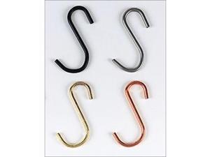 Rogar 9510 3 Inch Grid or S Hook - Black Rogar 9510 3 Inch Grid or S Hook - Black