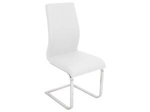 Lumisource Dynasty Dining Chair in White Lumisource Dynasty Dining Chair in White