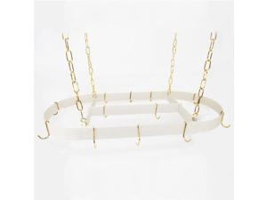 Rogar 2526 Oval Gourmet Pot Racks with Centerbar Rogar 2526 Oval Gourmet Pot Racks with Centerbar