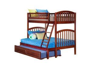 Atlantic Richland Bunk Bed in Antique Walnut - Twin over Full|Urban Bed Drawers Atlantic Richland Bunk Bed in Antique Walnut - Twin over Full|Urban Bed Drawers