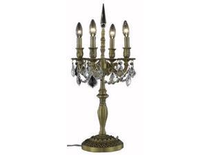 Lighting By Pecaso Reynard Collection Table Lamp D12in H26in Lt:4 French Gold Fi Lighting By Pecaso Reynard Collection Table Lamp D12in H26in Lt:4 French Gold Fi