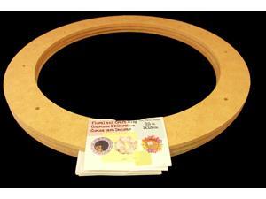 3 Pack, 12" Biodegradable Floral Craft Ring, Ez Glueable Wreath Form, for Photo Frame, Candle Ring, Etc 3 Pack, 12" Biodegradable Floral Craft Ring, Ez Glueable Wreath Form, for Photo Frame, Candle Ring, Etc