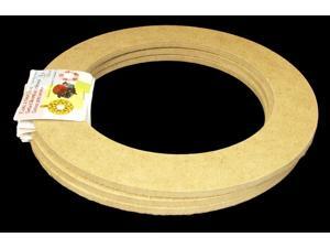3 Pack, 9" Biodegradable Floral Craft Ring, Ez Glueable Wreath / Laurel Form, for Photo Frame, Candle Ring, Etc 3 Pack, 9" Biodegradable Floral Craft Ring, Ez Glueable Wreath / Laurel Form, for Photo Frame, Candle Ring, Etc