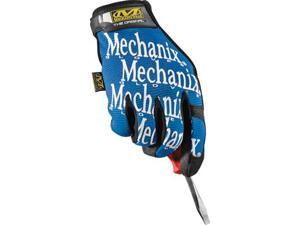Mechanix Wear Medium Blue And Black Original Full Finger Synthetic Leather, Spandex And Rubber Mechanics Gloves With Hook and Loop Cuff, Synthetic Leather Palm And Fingertips And Spandex Back Mechanix Wear Medium Blue And Black Original Full Finger Synthetic Leather, Spandex And Rubber Mechanics Gloves With Hook and Loop Cuff, Synthetic Leather Palm And Fingertips And Spandex Back