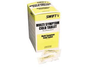 Swift First Aid Multi Symptom Cold Tablets 2 Per Package, 500 Per Box Swift First Aid Multi Symptom Cold Tablets 2 Per Package, 500 Per Box