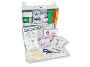 North By Honeywell All In One CPR And Body Fluid Clean Up Kit In Steel Box North By Honeywell All In One CPR And Body Fluid Clean Up Kit In Steel Box