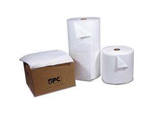 Brady SPC 15" X 150' 2-Ply Top Layer Blue Bottom Layer White Roll Covers Wide Areas Perfed Every 15" For Oil And Petroleum Based Fluids. Brady SPC 15" X 150' 2-Ply Top Layer Blue Bottom Layer White Roll Covers Wide Areas Perfed Every 15" For Oil And Petroleum Based Fluids.