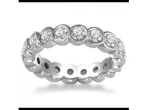 2.00 ct Round Cut Diamond Eternity Wedding Band Ring in Platinum 2.00 ct Round Cut Diamond Eternity Wedding Band Ring in Platinum