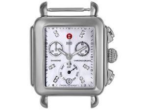 MICHELE Deco Diamond Dial-Accented Stainless Steel Watch Head MW06P00A0046 MICHELE Deco Diamond Dial-Accented Stainless Steel Watch Head MW06P00A0046