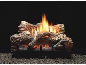 Thermostat 5-piece 24 inch Ceramic Fiber Log Set - Liquid Propane Thermostat 5-piece 24 inch Ceramic Fiber Log Set - Liquid Propane
