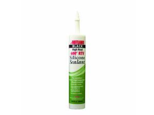 600 Deg F RTV High Heat Silicone Sealant Black Cartridge - 10.3 Ounce 600 Deg F RTV High Heat Silicone Sealant Black Cartridge - 10.3 Ounce