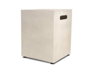 Mezzo Square Propane Tank Cover - Antique White Mezzo Square Propane Tank Cover - Antique White