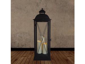 Salerno Triple Candle LED Lantern with On/Off Timer Salerno Triple Candle LED Lantern with On/Off Timer