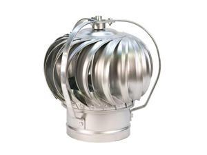 Wind Driven Stainless Steel Turbine Cap - 8" Wind Driven Stainless Steel Turbine Cap - 8"