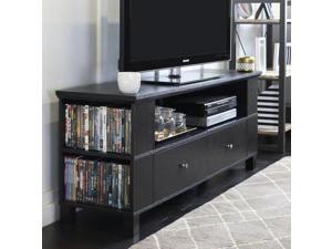 60" Black Wood TV Stand Console 60" Black Wood TV Stand Console