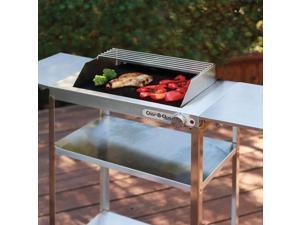 Stainless steel Rollabout cart with side shelves Stainless steel Rollabout cart with side shelves