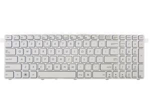 New laptop chiclet keyboard for ASUS G72GX G73Jh US UI layout White color with white frame New laptop chiclet keyboard for ASUS G72GX G73Jh US UI layout White color with white frame