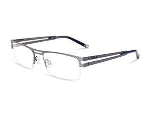 TUMI Eyeglasses T108 Brushed Silver 53MM TUMI Eyeglasses T108 Brushed Silver 53MM