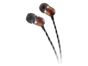 House of Marley Smile Jamaica Earbud Headphones - Black/Brown House of Marley Smile Jamaica Earbud Headphones - Black/Brown