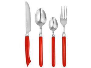 PL 32pc Red Hndl Fltwr Set PL 32pc Red Hndl Fltwr Set