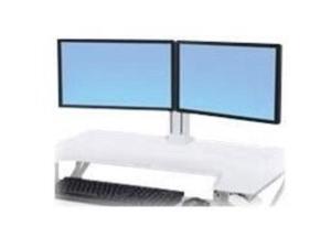 Ergotron 97-934-062 WorkFit Dual Monitor Kit Cart Upgrade Kit Ergotron 97-934-062 WorkFit Dual Monitor Kit Cart Upgrade Kit