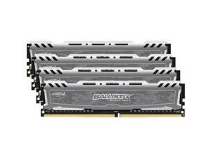 Crucial Ballistix Sport LT 64GB Kit (16GBx4) DDR4 2400 MT/s (PC4-19200) DIMM 288-Pin - BLS4K16G4D240FSB (Gray) Crucial Ballistix Sport LT 64GB Kit (16GBx4) DDR4 2400 MT/s (PC4-19200) DIMM 288-Pin - BLS4K16G4D240FSB (Gray)