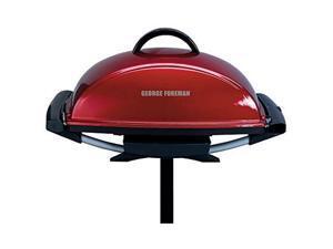 George Foreman GFO201R Indoor/Outdoor Electric Grill, Red George Foreman GFO201R Indoor/Outdoor Electric Grill, Red