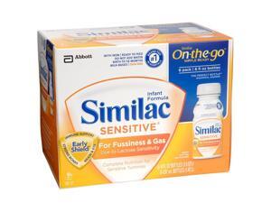 Similac Sensitive Ready to Feed Formula 6 Pack - 8 Ounce Similac Sensitive Ready to Feed Formula 6 Pack - 8 Ounce