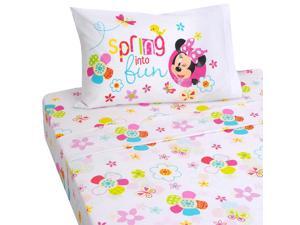 Disney Minnie Mouse Bow-tique 3-Piece Twin Sheet Set Disney Minnie Mouse Bow-tique 3-Piece Twin Sheet Set