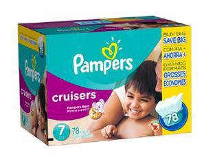 Pampers Cruisers Size 7 Diapers Economy Pack - 78 Count Pampers Cruisers Size 7 Diapers Economy Pack - 78 Count