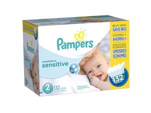 Pampers Swaddlers Size 2 Sensitive Diapers Super Economy Pack - 132 Count Pampers Swaddlers Size 2 Sensitive Diapers Super Economy Pack - 132 Count