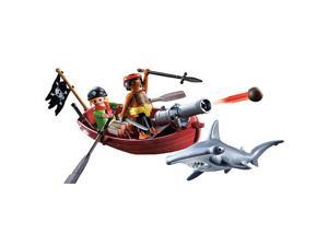 Playmobil Pirates Rowboat with Shark Playmobil Pirates Rowboat with Shark
